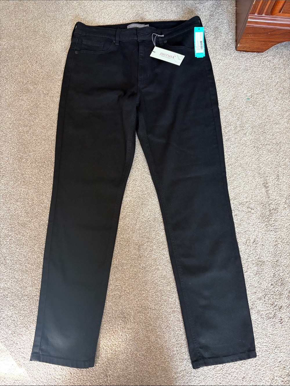 Just USA Alyssa Cigarette Black Jeans Women’s size 32/14